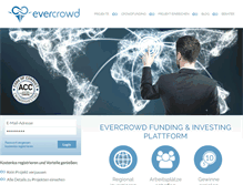 Tablet Screenshot of evercrowd.com